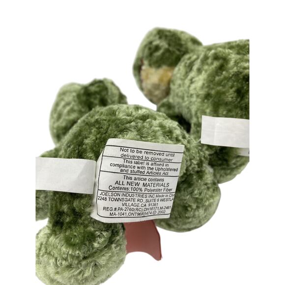 Vintage 2002 Joelson Industries Stuffed Plush 5 Inch Attached Frog Couple EUC - Picture 6 of 8